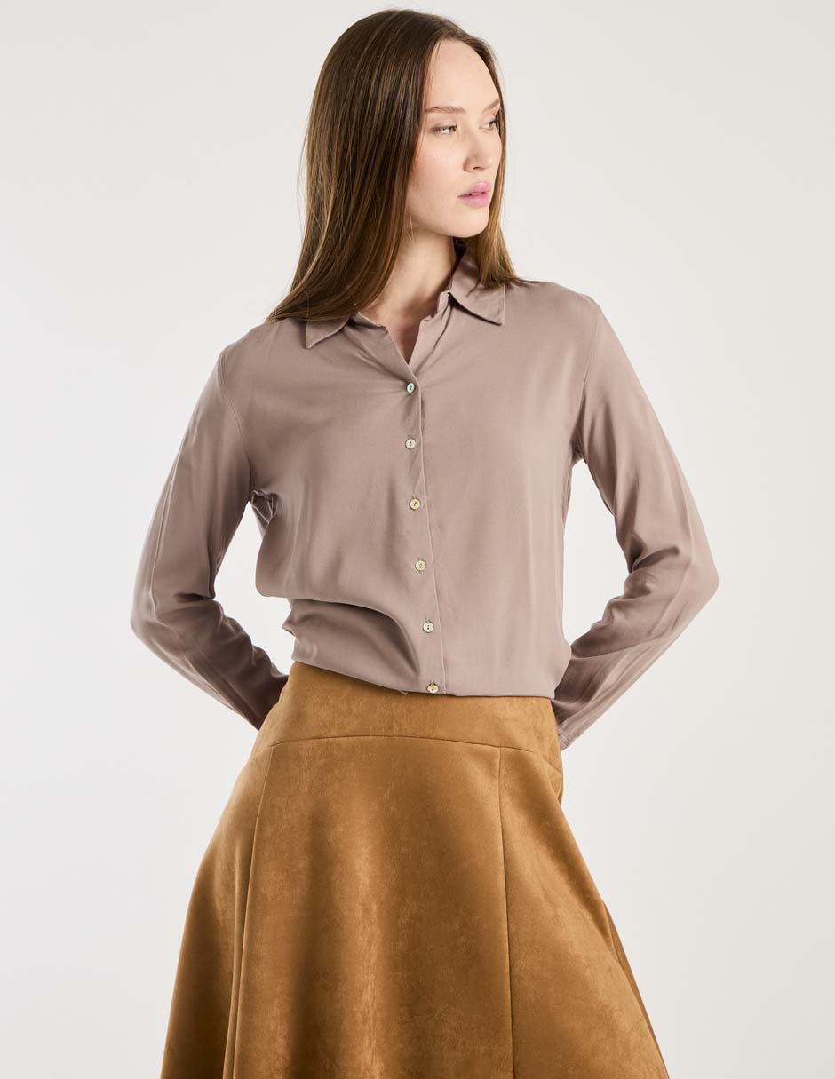 Camisa manga larga para mujer