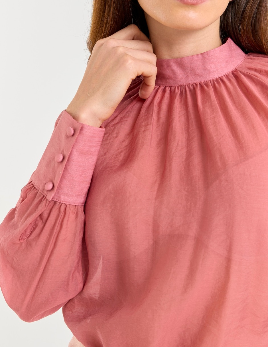 Blusa manga larga para mujer 4