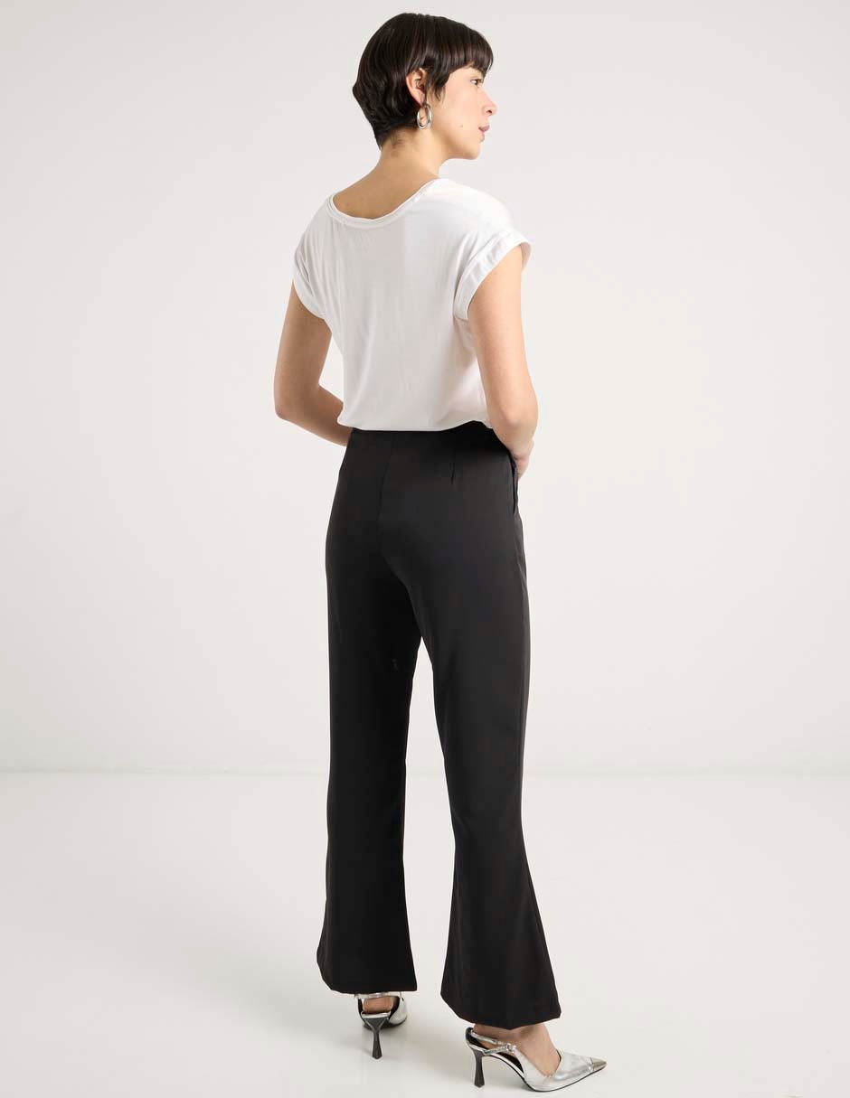 Pantalón acampanado amplio para mujer 2