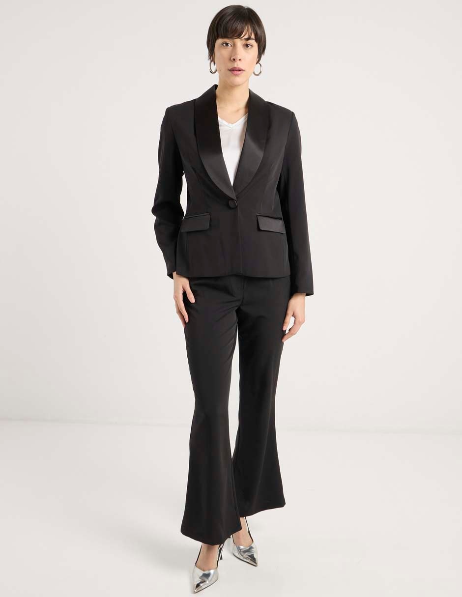 Pantalón acampanado amplio para mujer 3