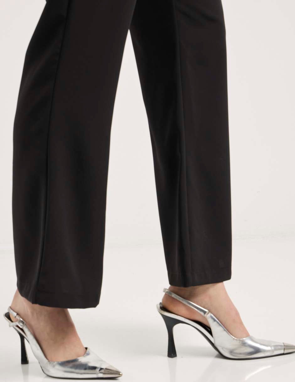 Pantalón acampanado amplio para mujer 5