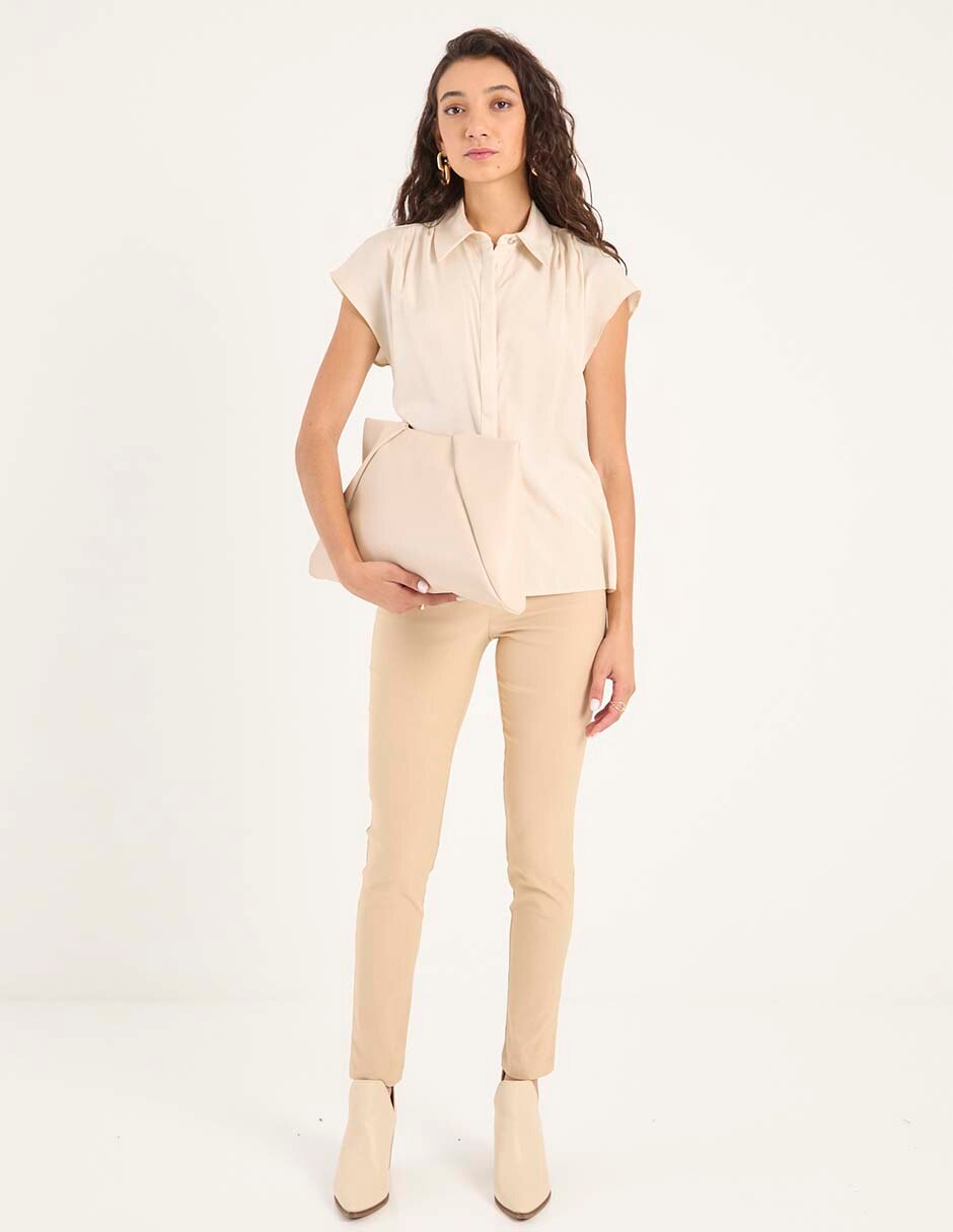 Blusa manga corta para mujer 3