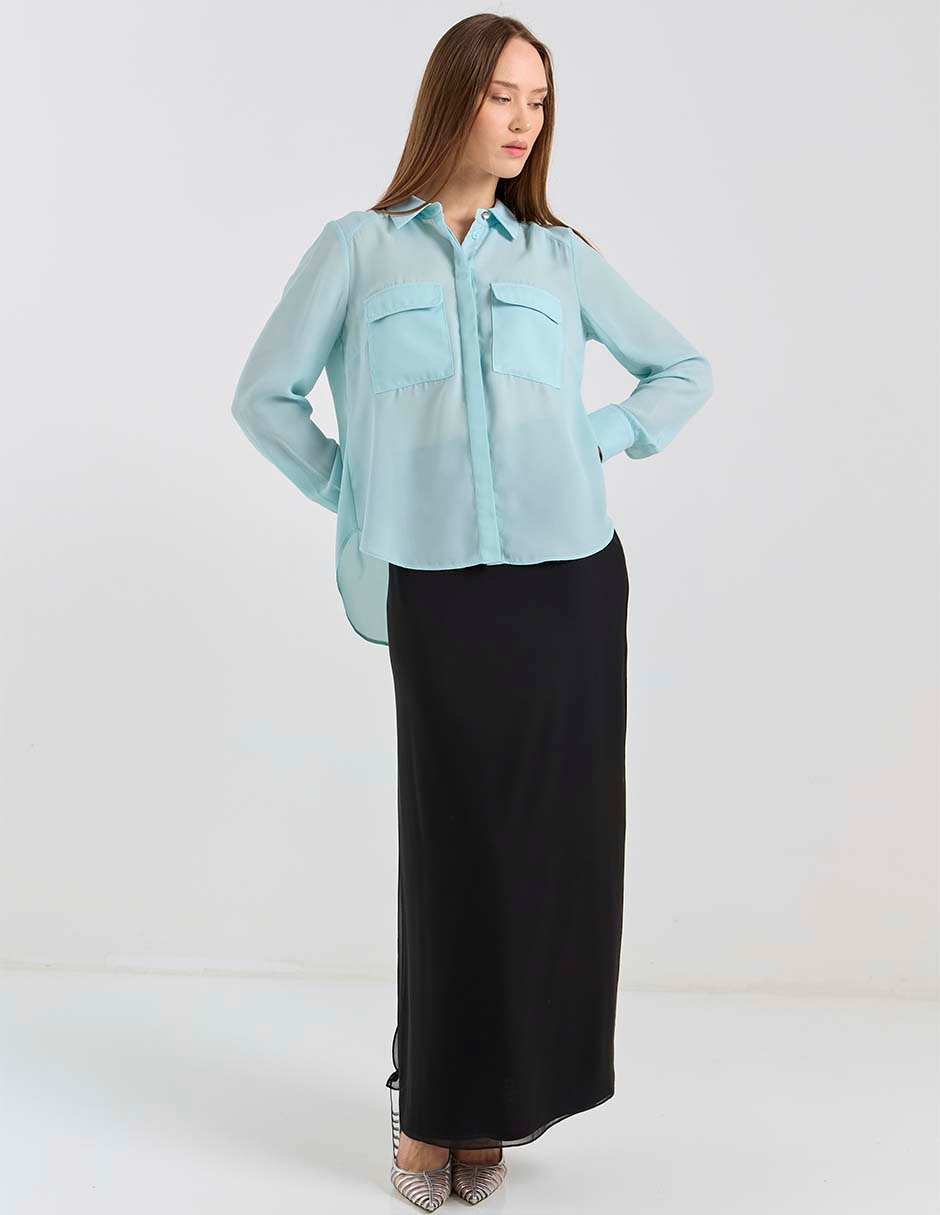 Blusa Contempo manga larga para mujer 3