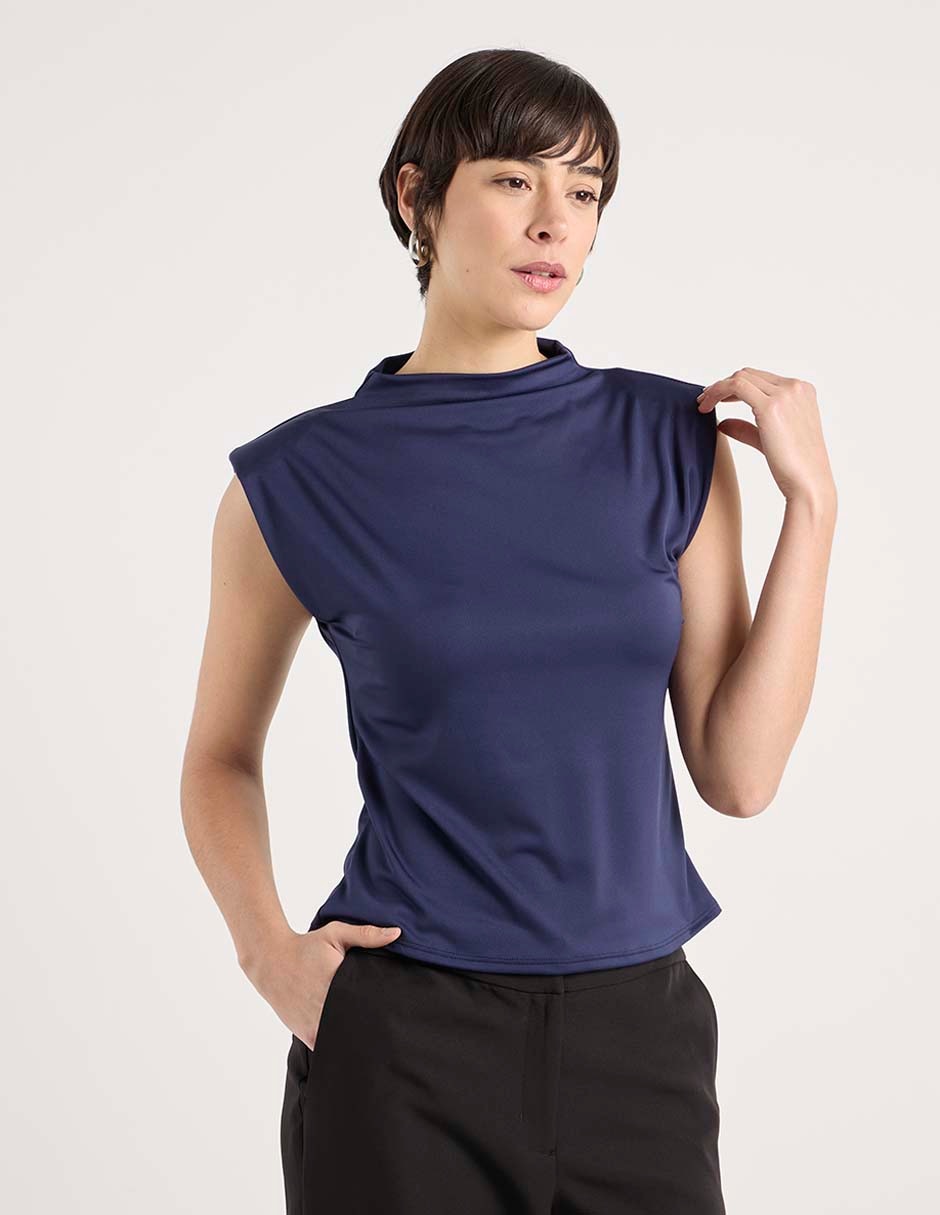 Blusa sin manga para mujer