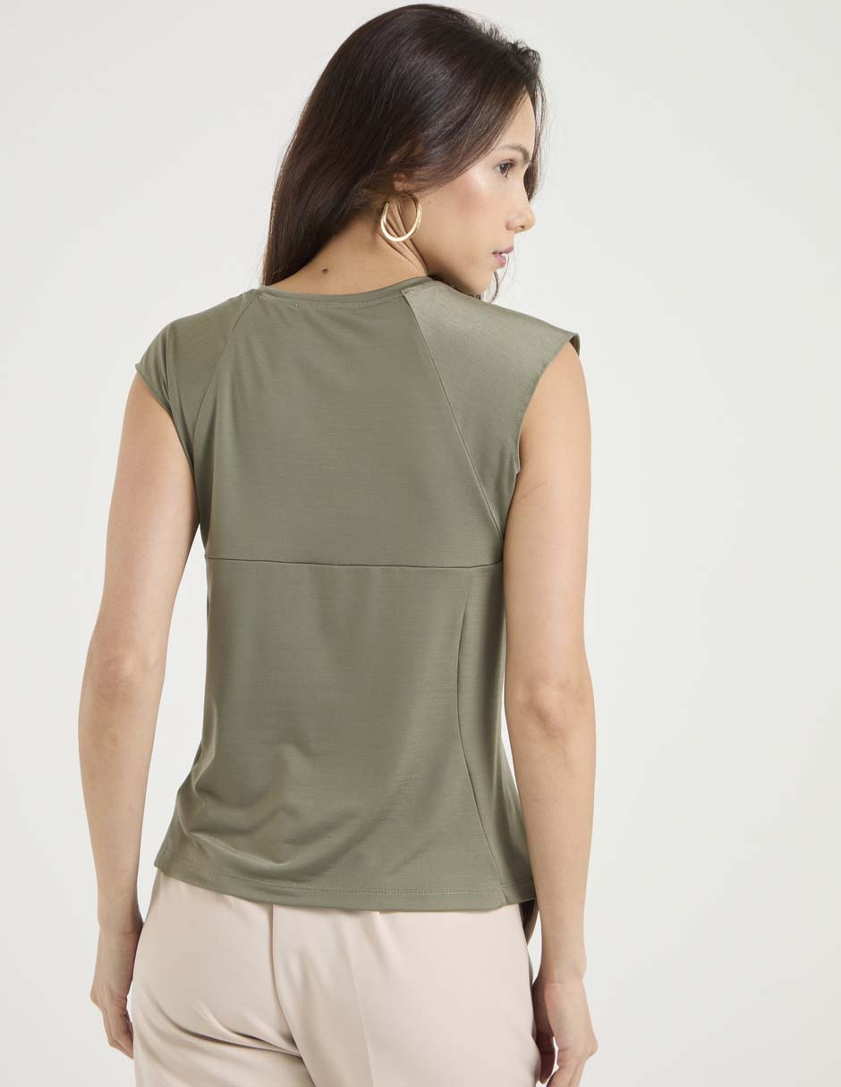 Blusa manga corta para mujer 2