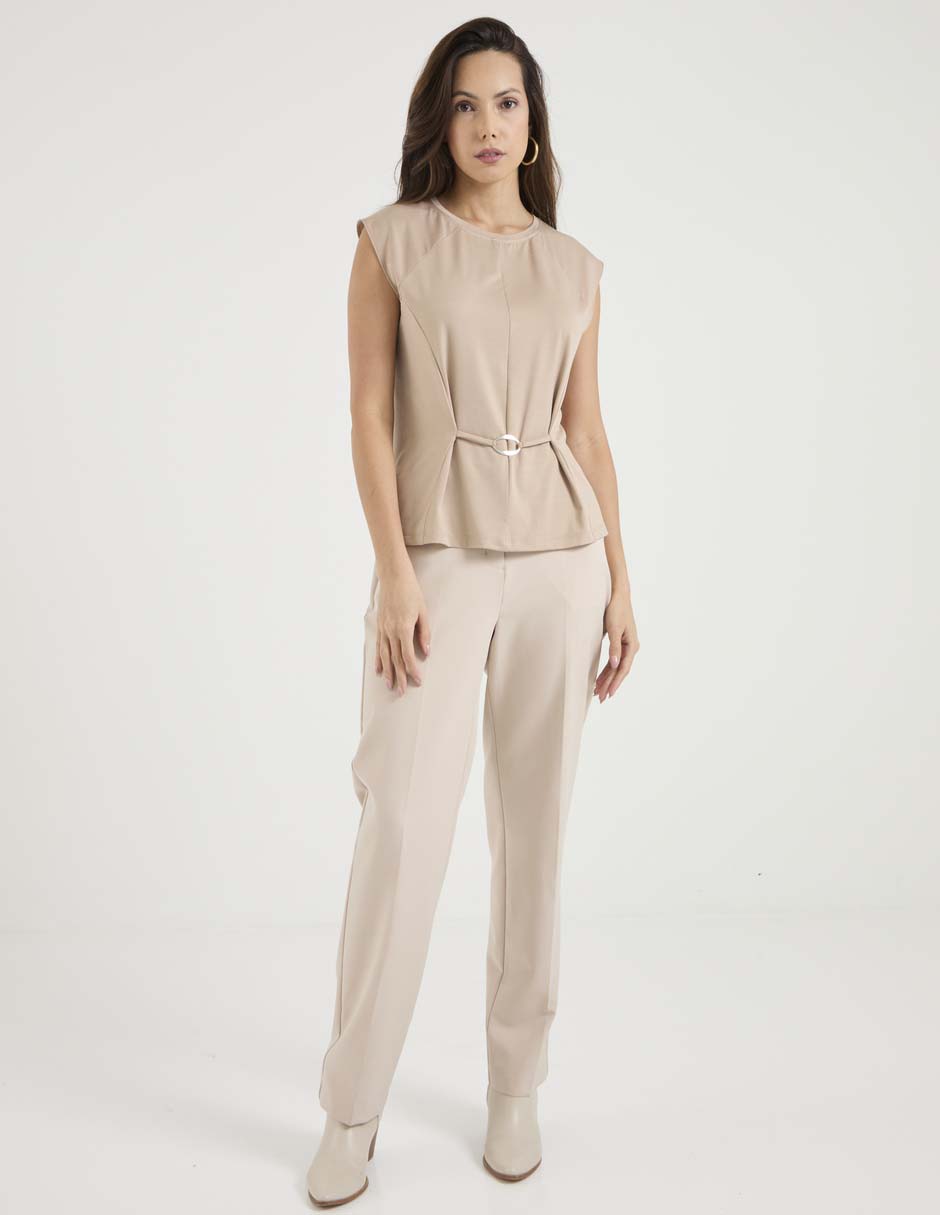 Blusa Contempo manga corta para mujer