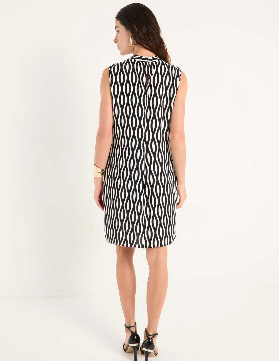VESTIDO CONTEMPO, ECH, BLANCO COM25848-