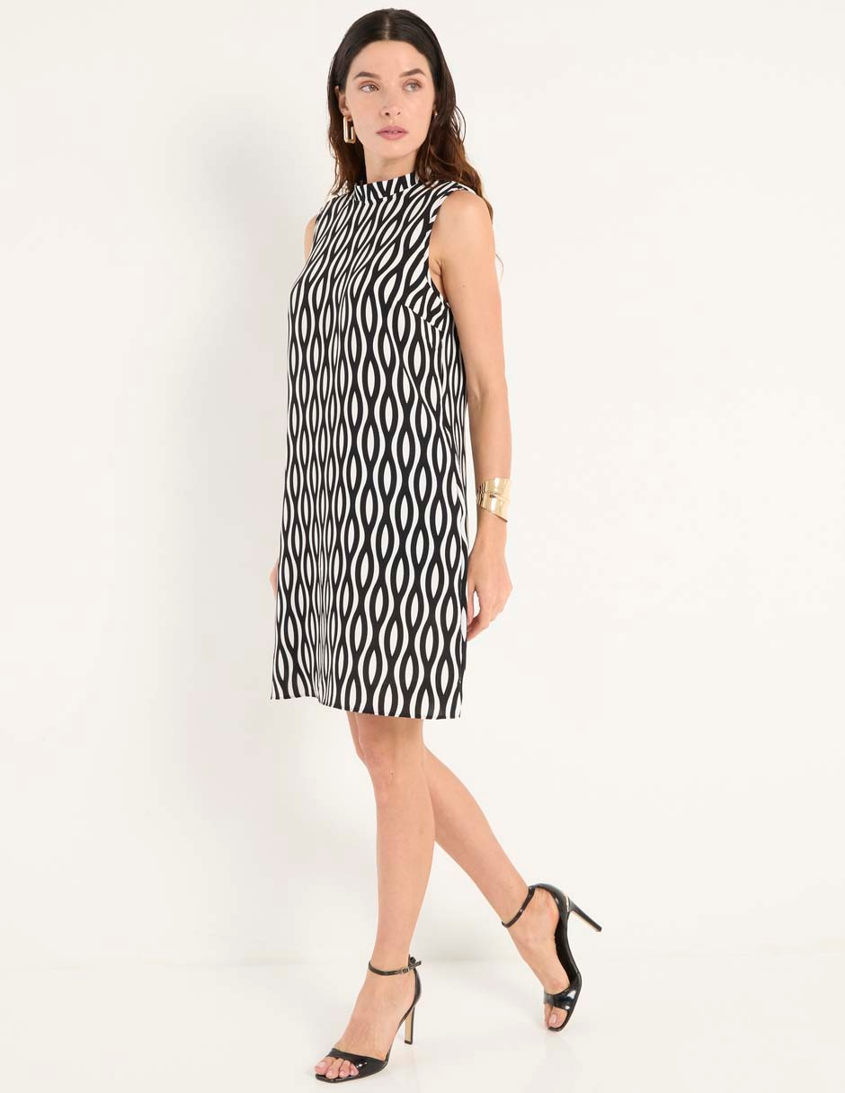 VESTIDO CONTEMPO, ECH, BLANCO COM25848-