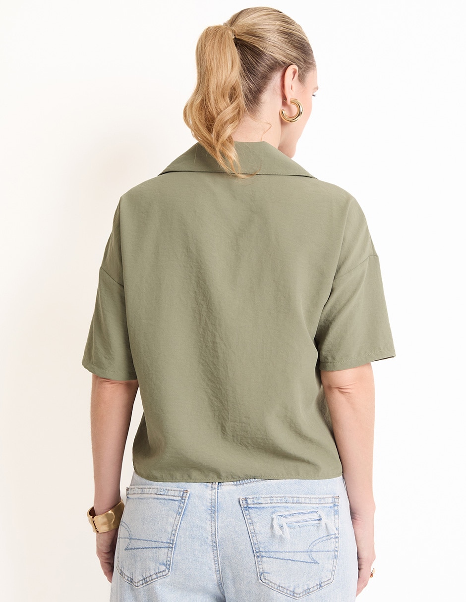 Blusa manga corta para mujer 2