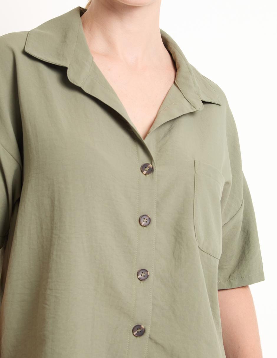 Blusa manga corta para mujer 4