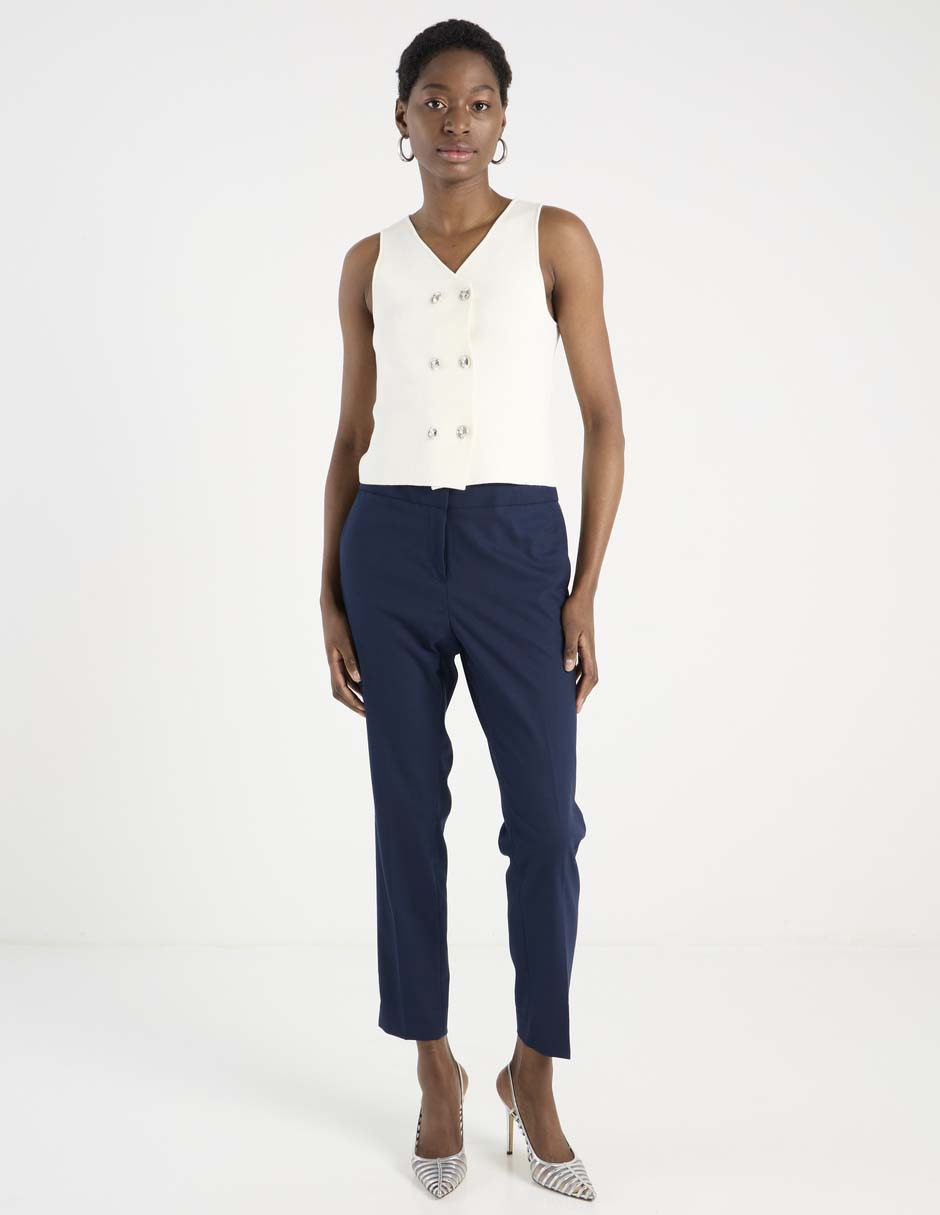 Pantalón chino slim para mujer 2
