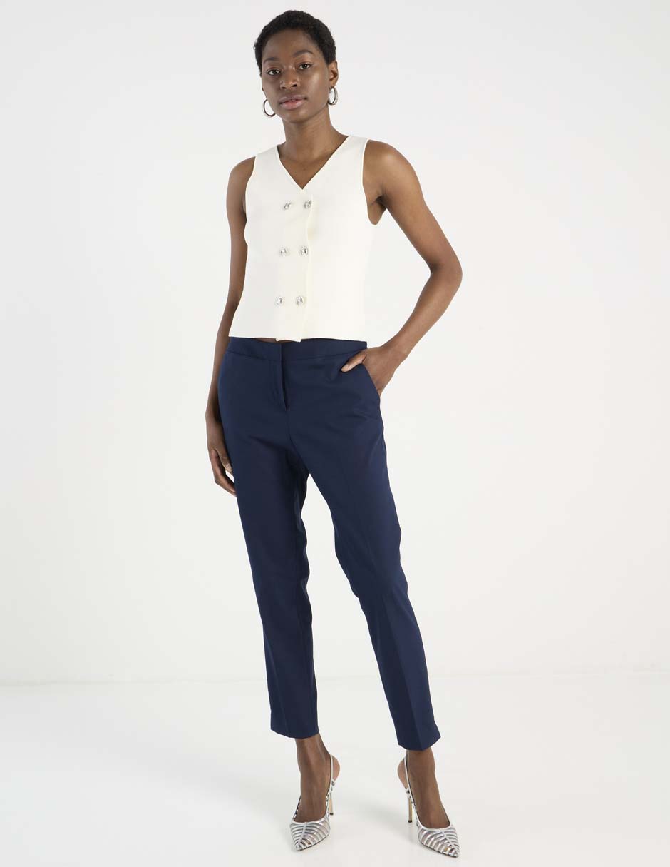 Pantalón chino slim para mujer 3