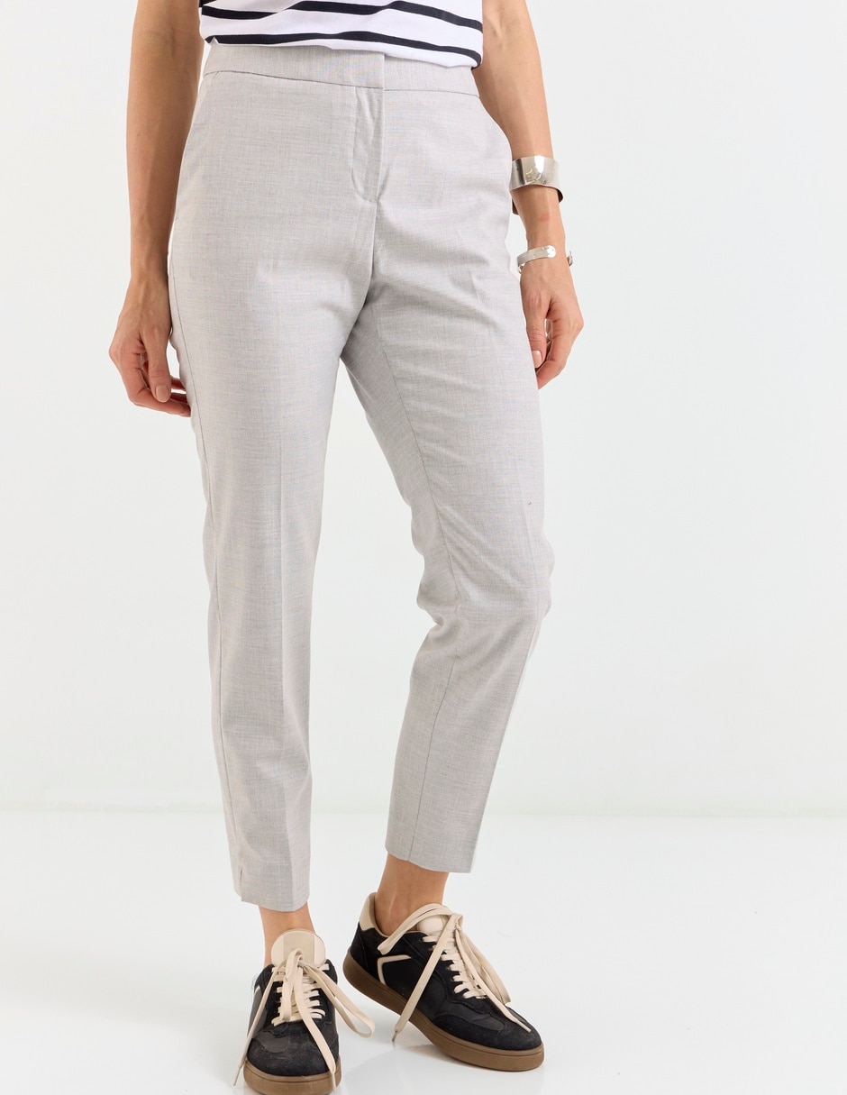 Pantalón chino slim para mujer