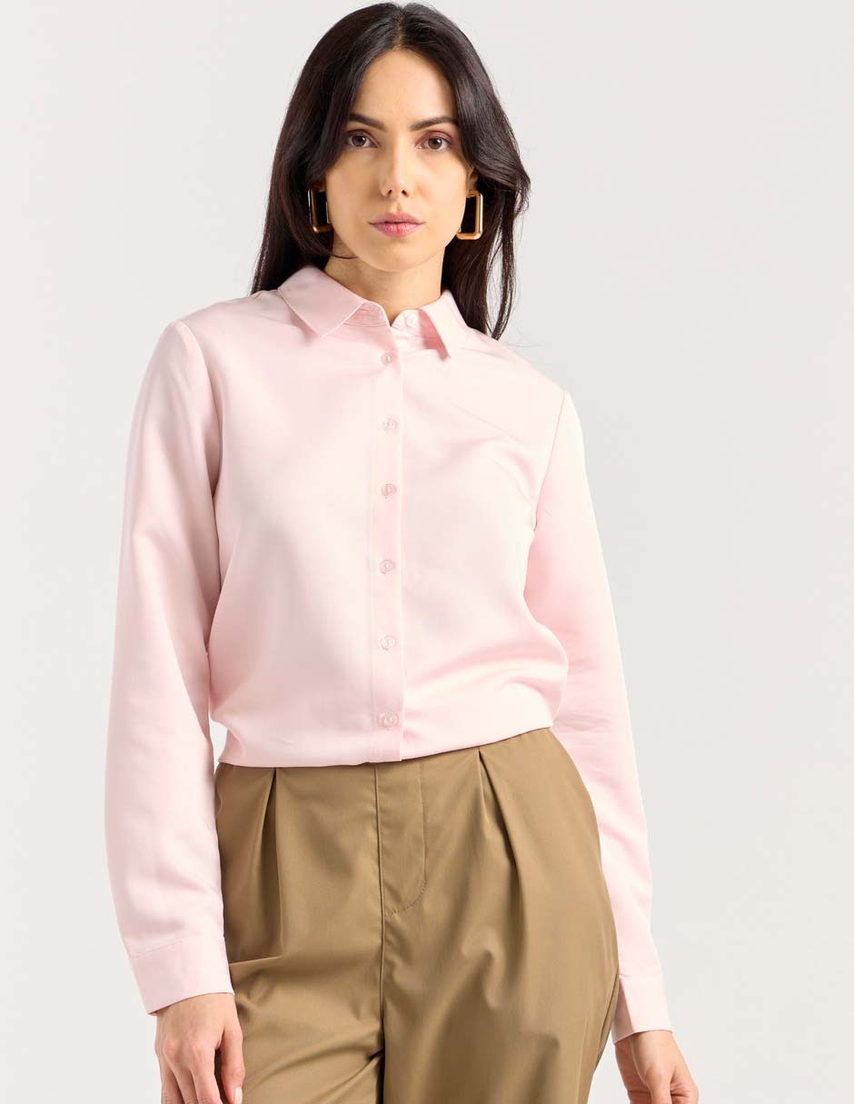 Blusa Contempo manga larga para mujer