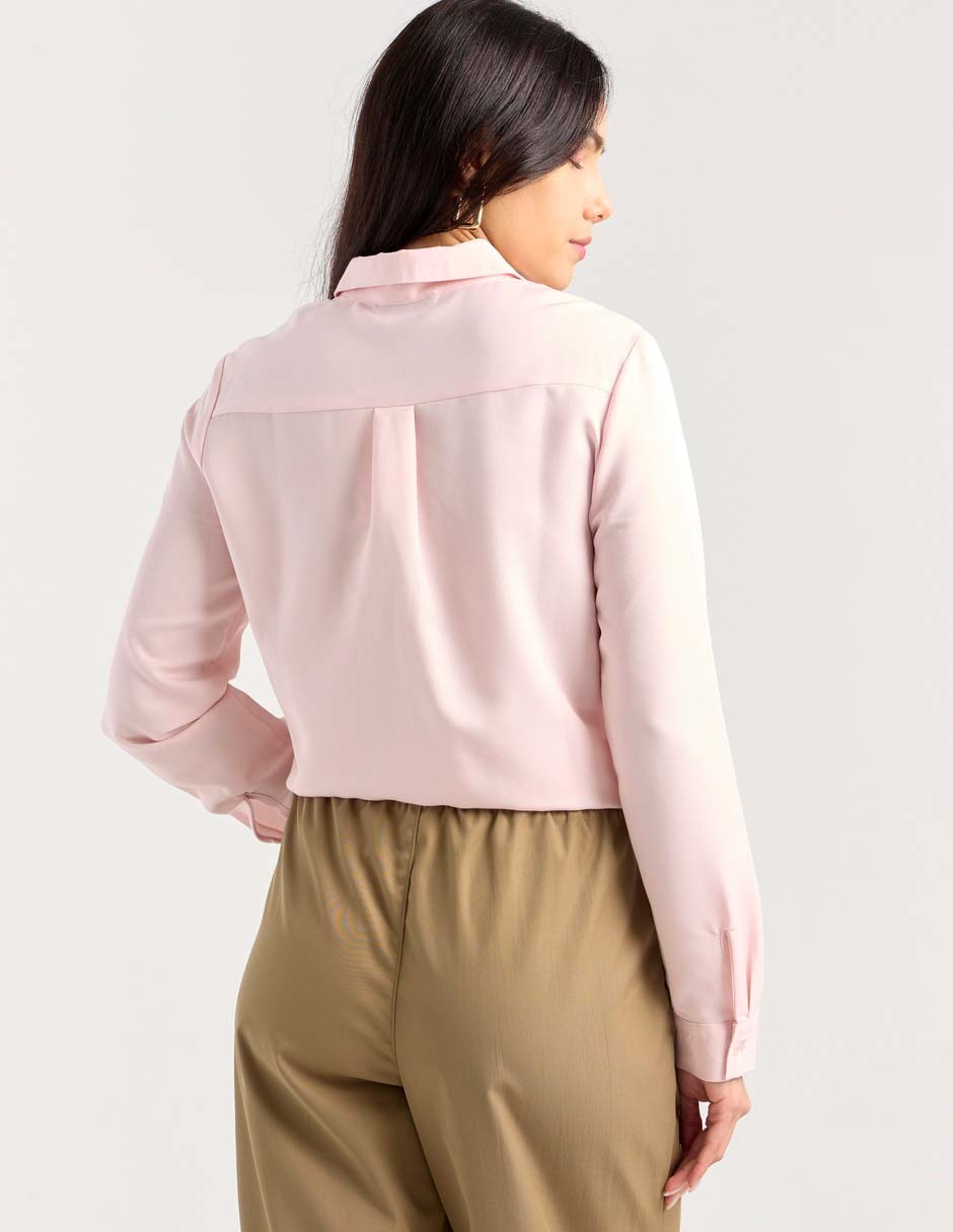 Blusa Contempo manga larga para mujer
