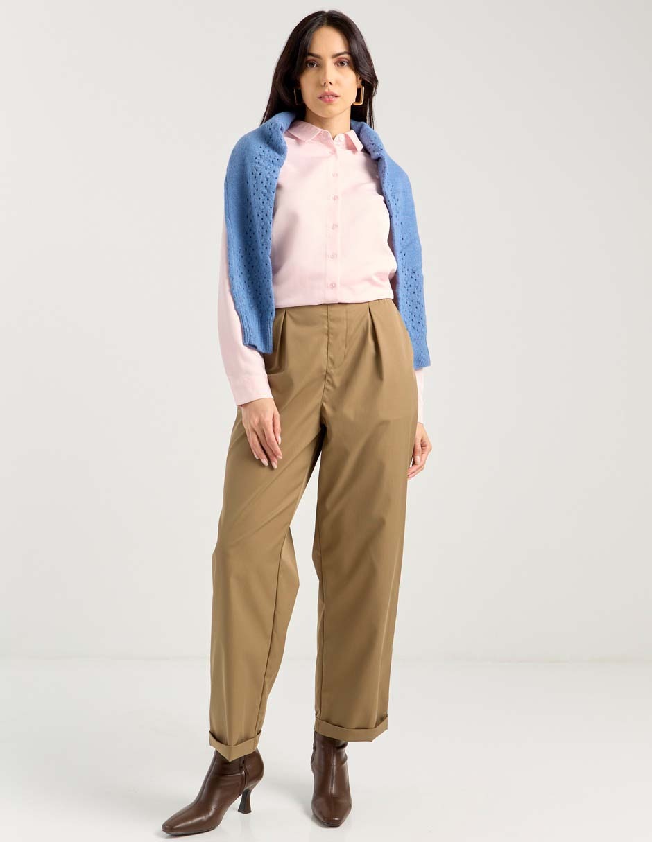 Blusa Contempo manga larga para mujer