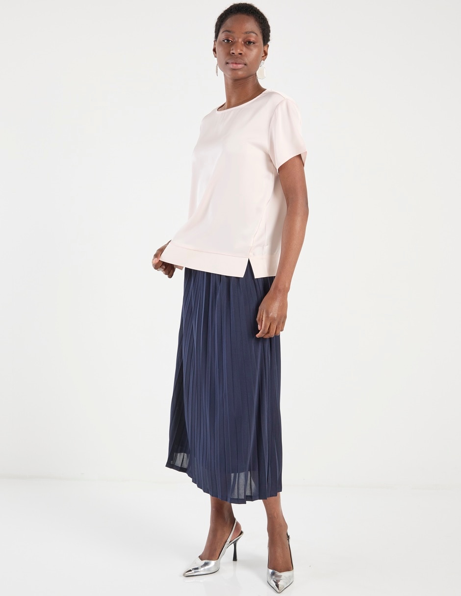 Falda crop a la cintura 3