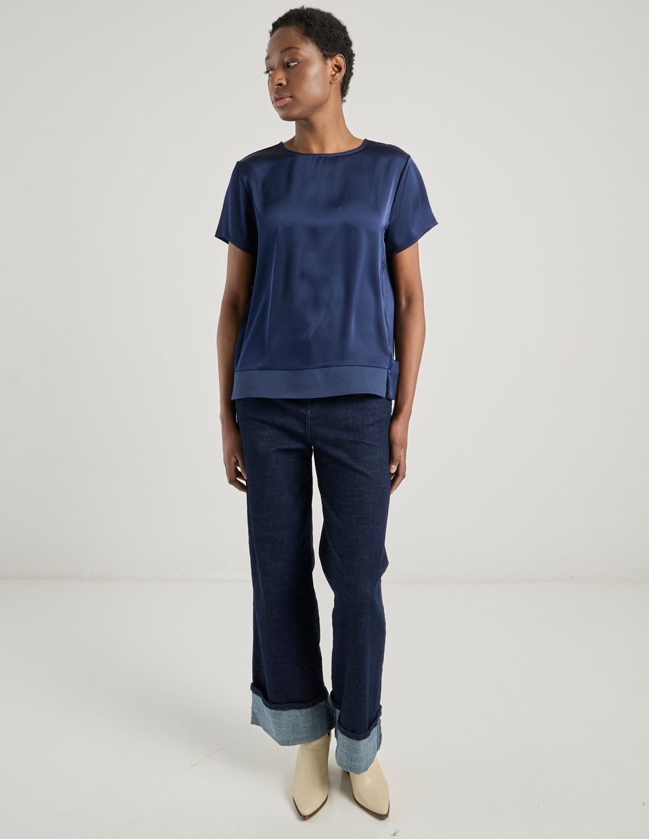 Blusa manga corta para mujer 3