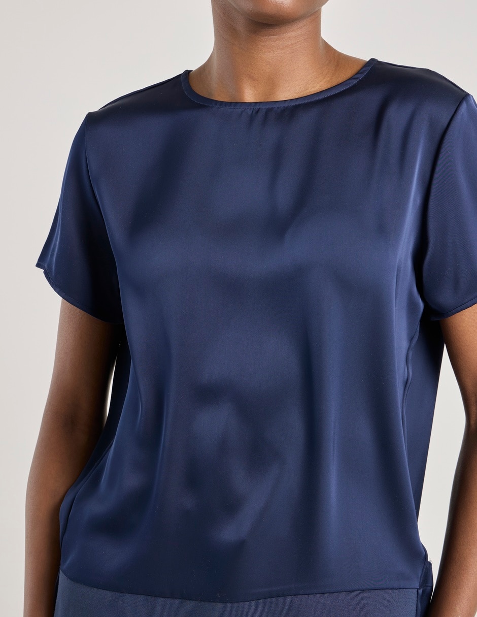 Blusa manga corta para mujer 4