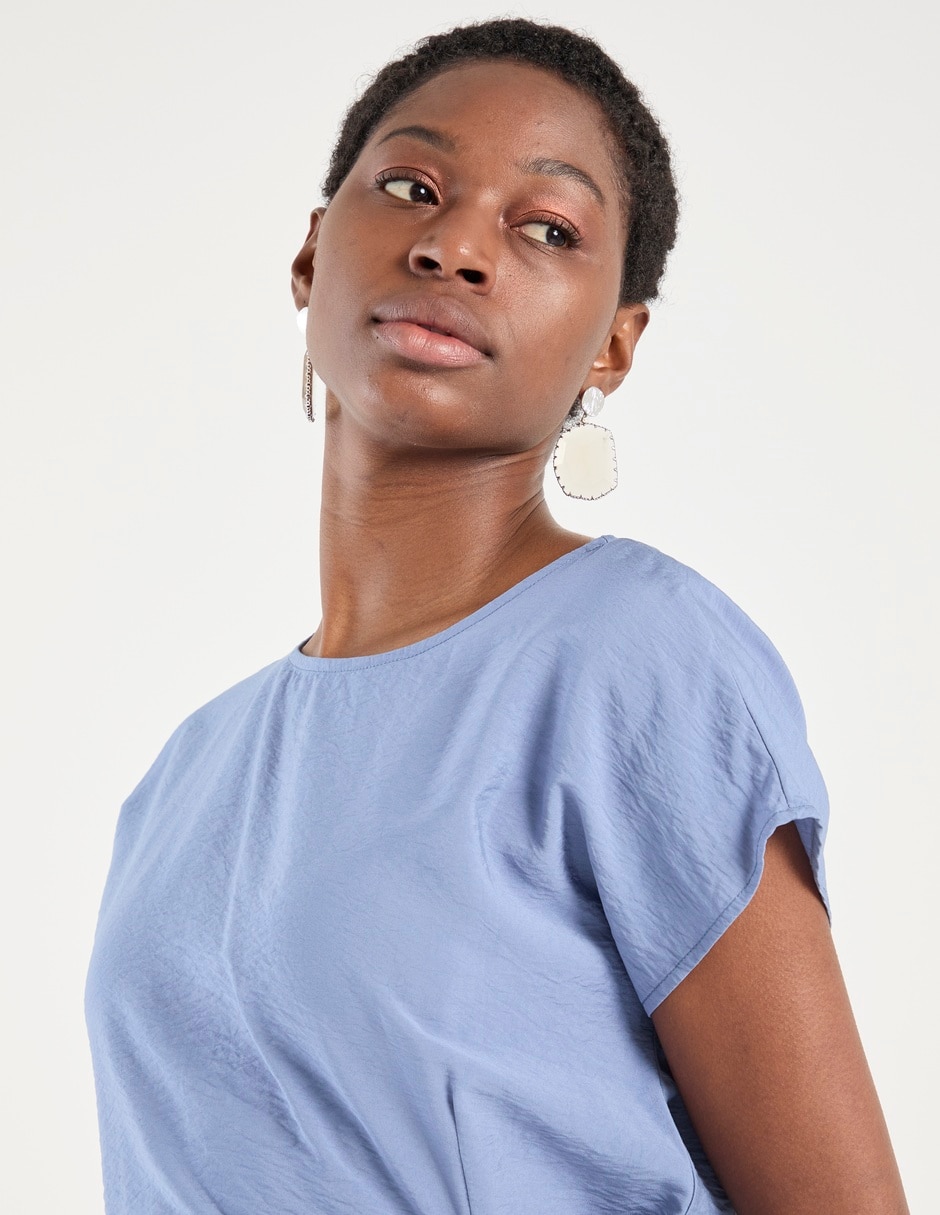 BLUSA COM26113-01 CON, ECH, AZUL ACERO