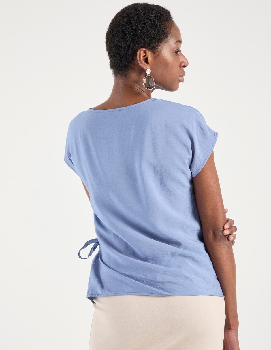 BLUSA COM26113-01 CON, ECH, AZUL ACERO