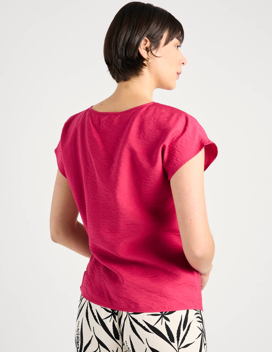 Blusa manga corta para mujer 6
