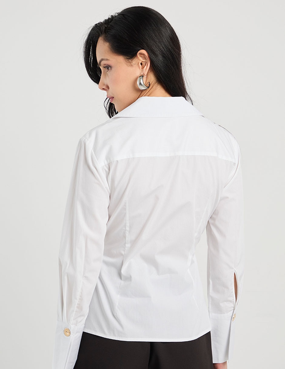 Blusa manga larga para mujer 6