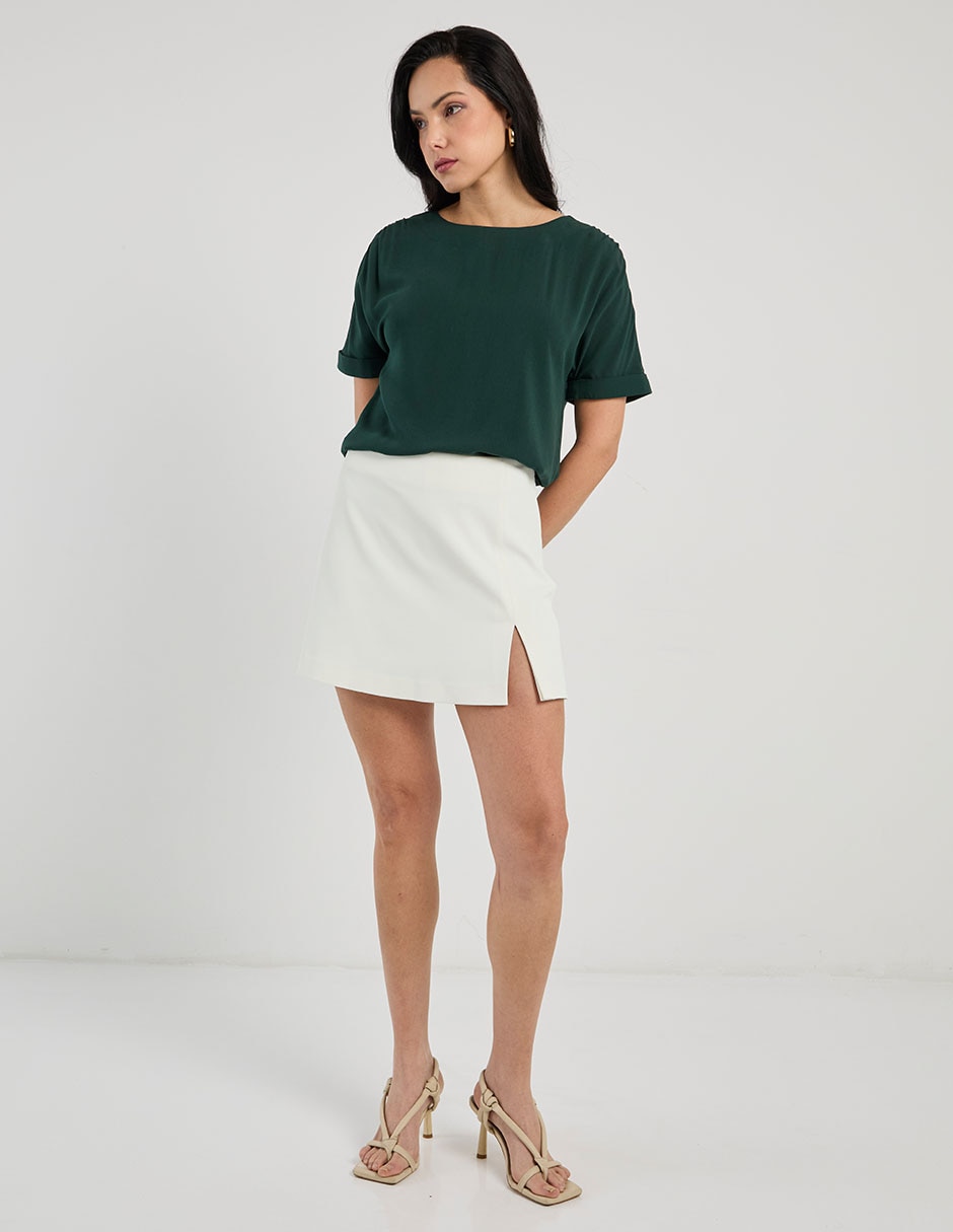 Falda short a la cintura 3