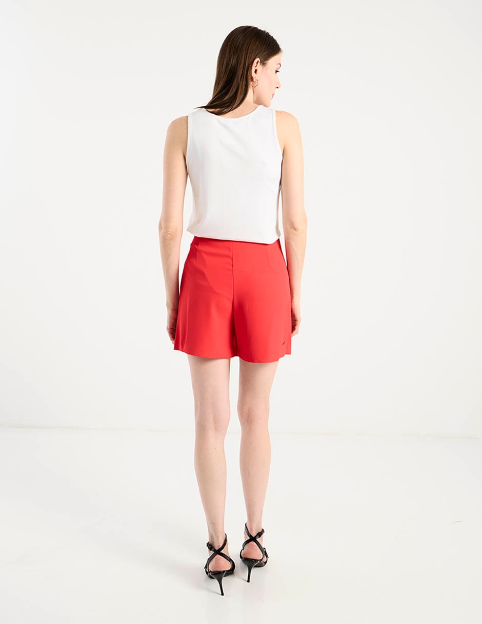 Falda short mini a la cintura 6