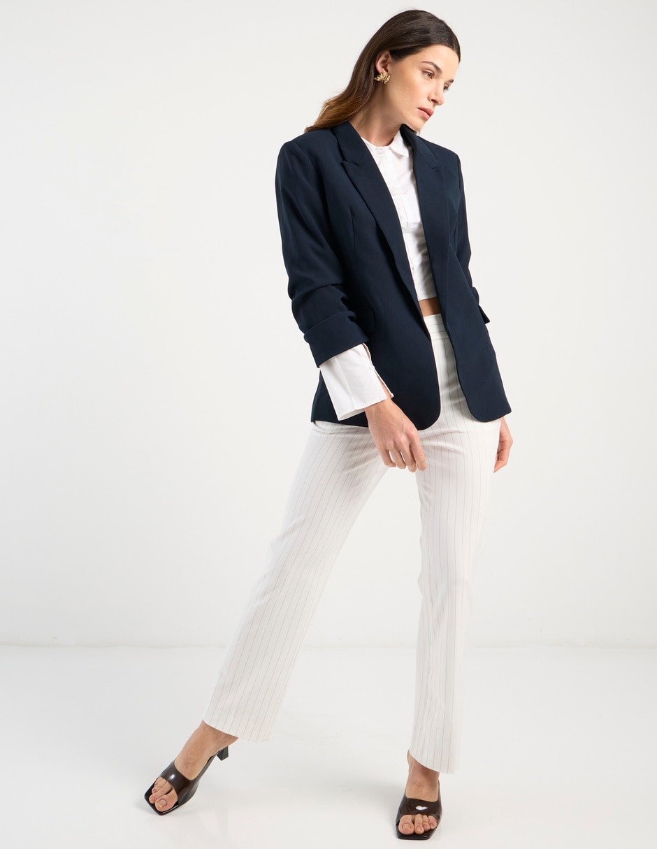 Pantalón capri recto para mujer 2