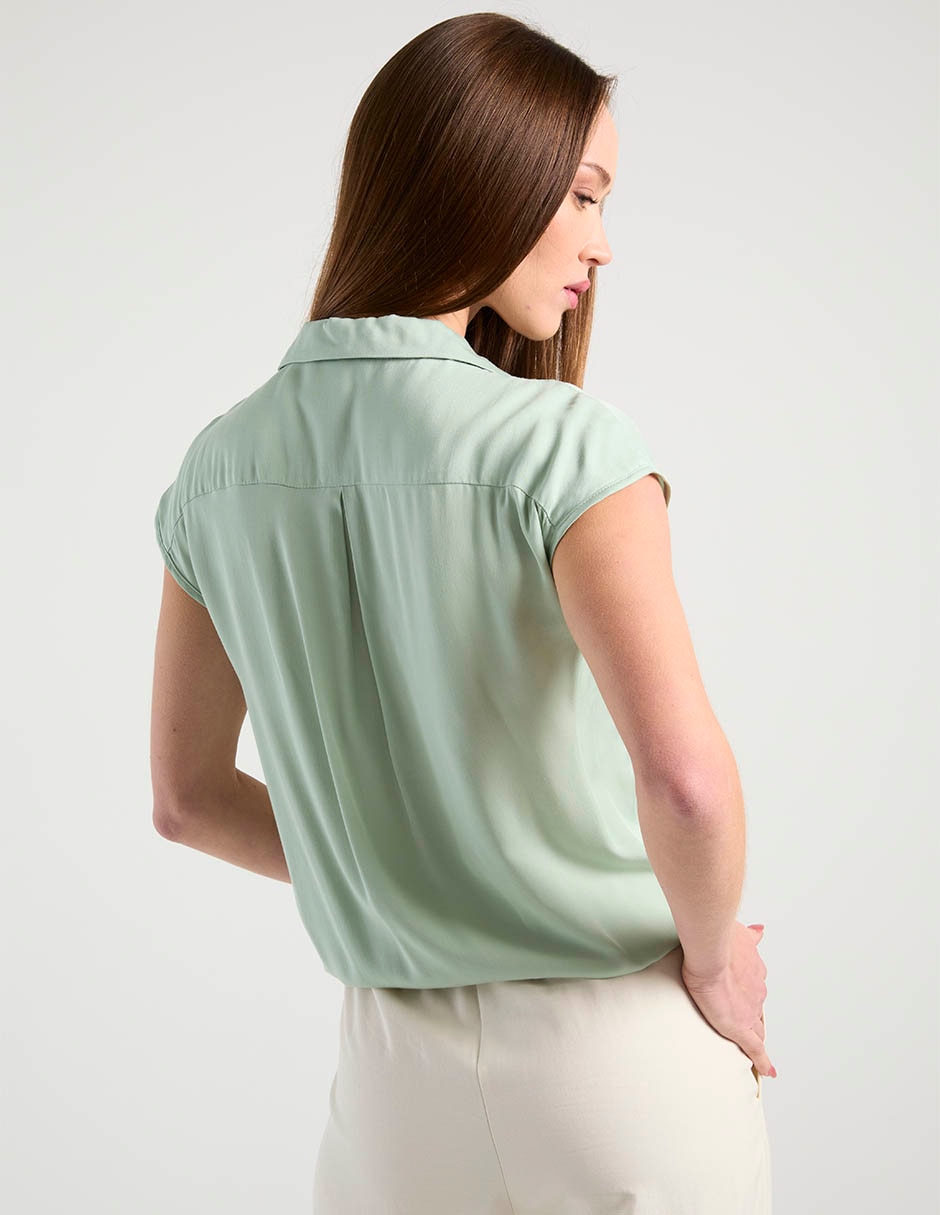 Blusa Contempo manga corta para mujer 3