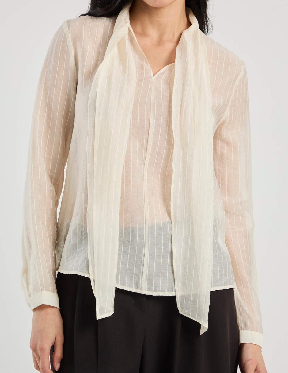 Blusa manga larga para mujer 7