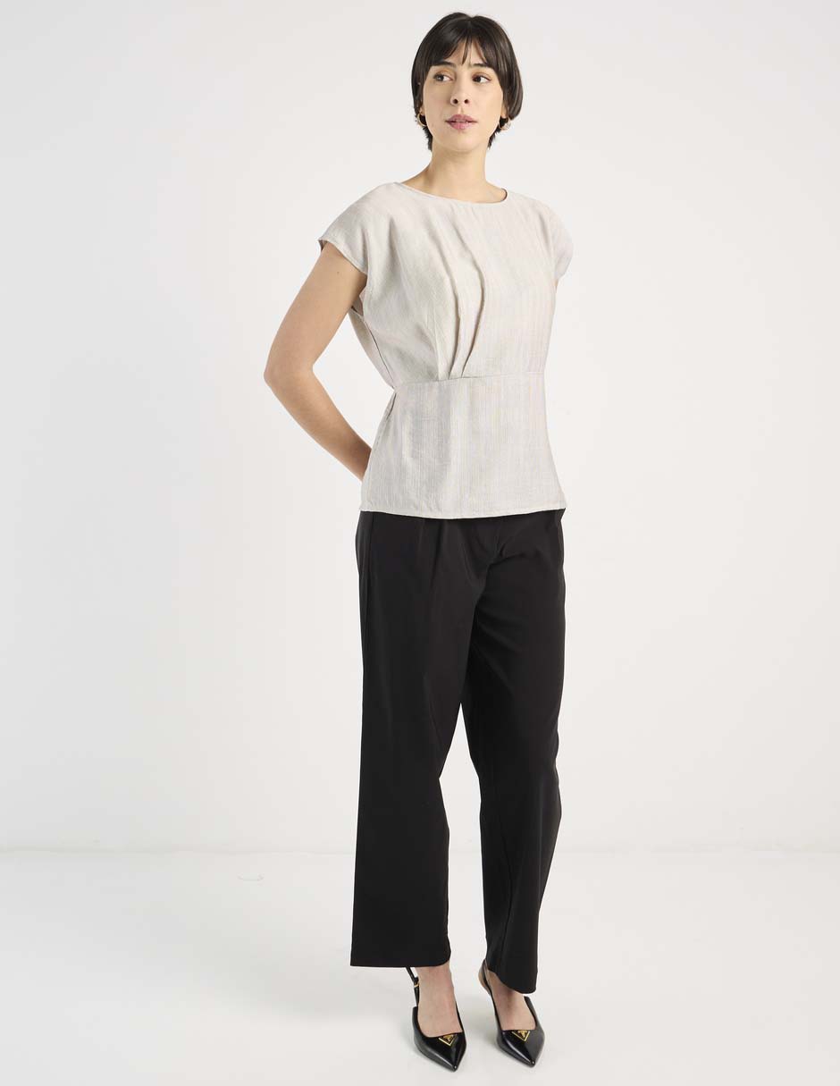 Blusa manga corta para mujer 3