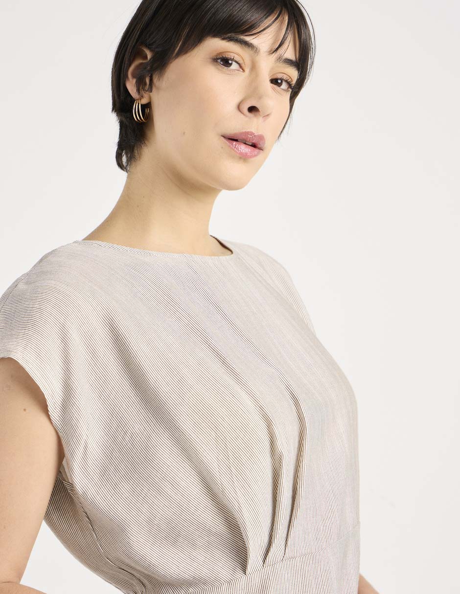 Blusa manga corta para mujer 4