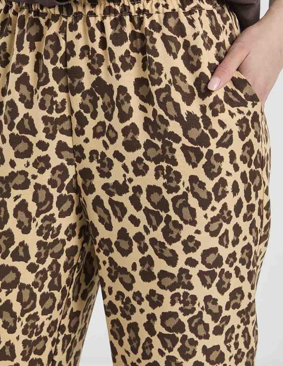 Pantalón relaxed palazzo para mujer 4