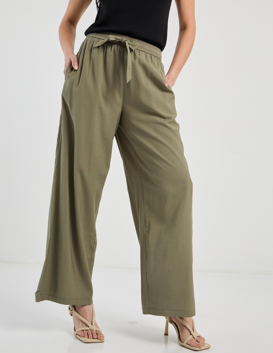 Pantalón relaxed wide leg para mujer Pantalón relaxed wide leg para mujer