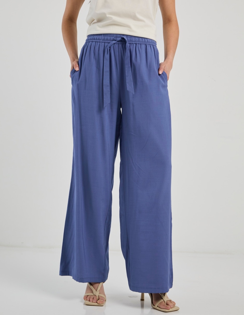 Pantalón relaxed wide leg para mujer Pantalón relaxed wide leg para mujer