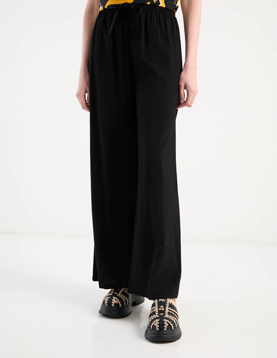 Pantalón relaxed wide leg para mujer