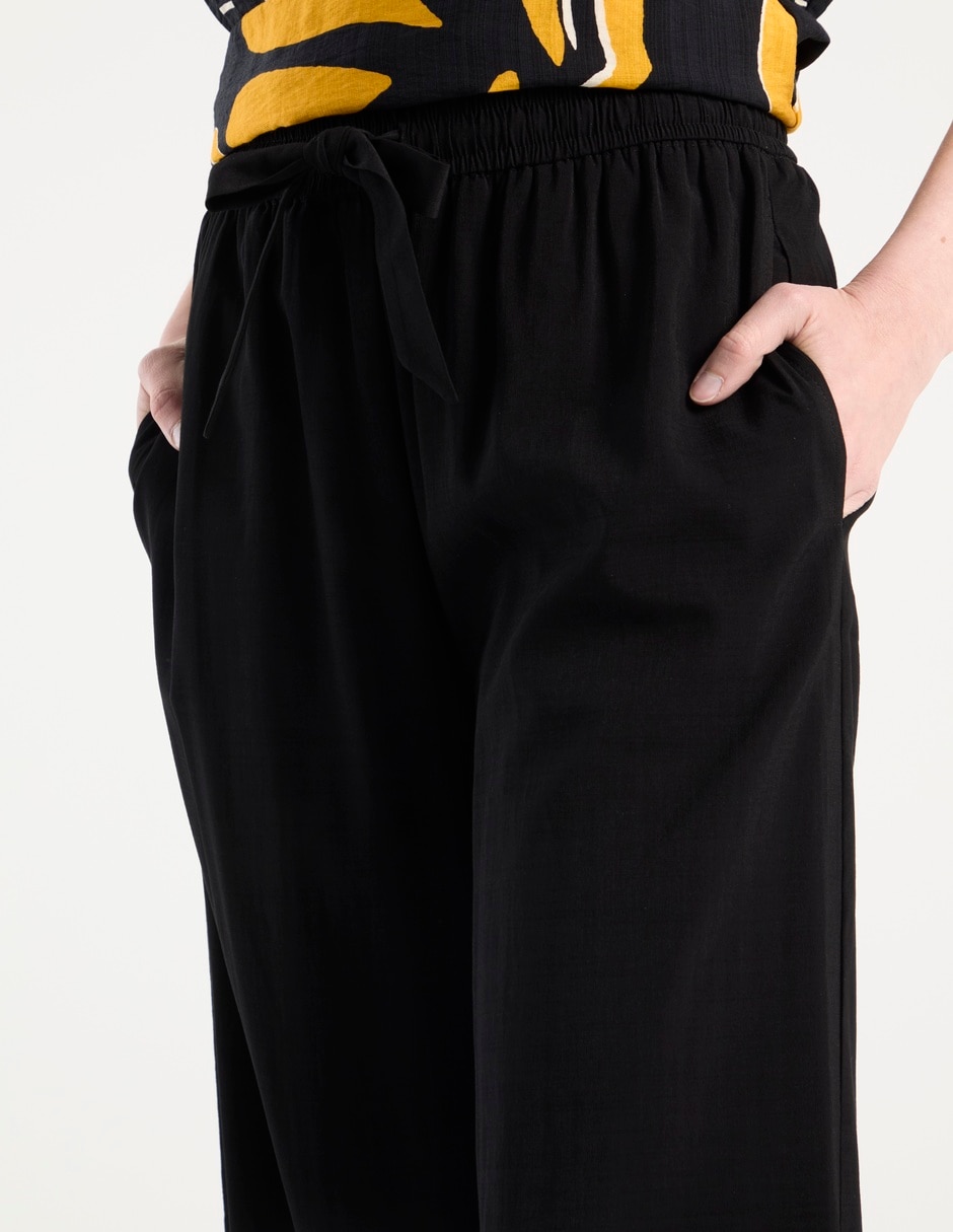 Pantalón relaxed wide leg para mujer 4