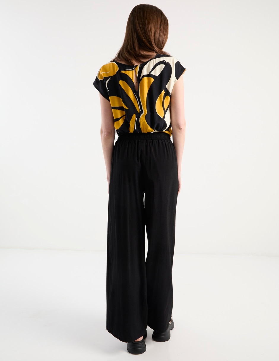 Pantalón relaxed wide leg para mujer 6