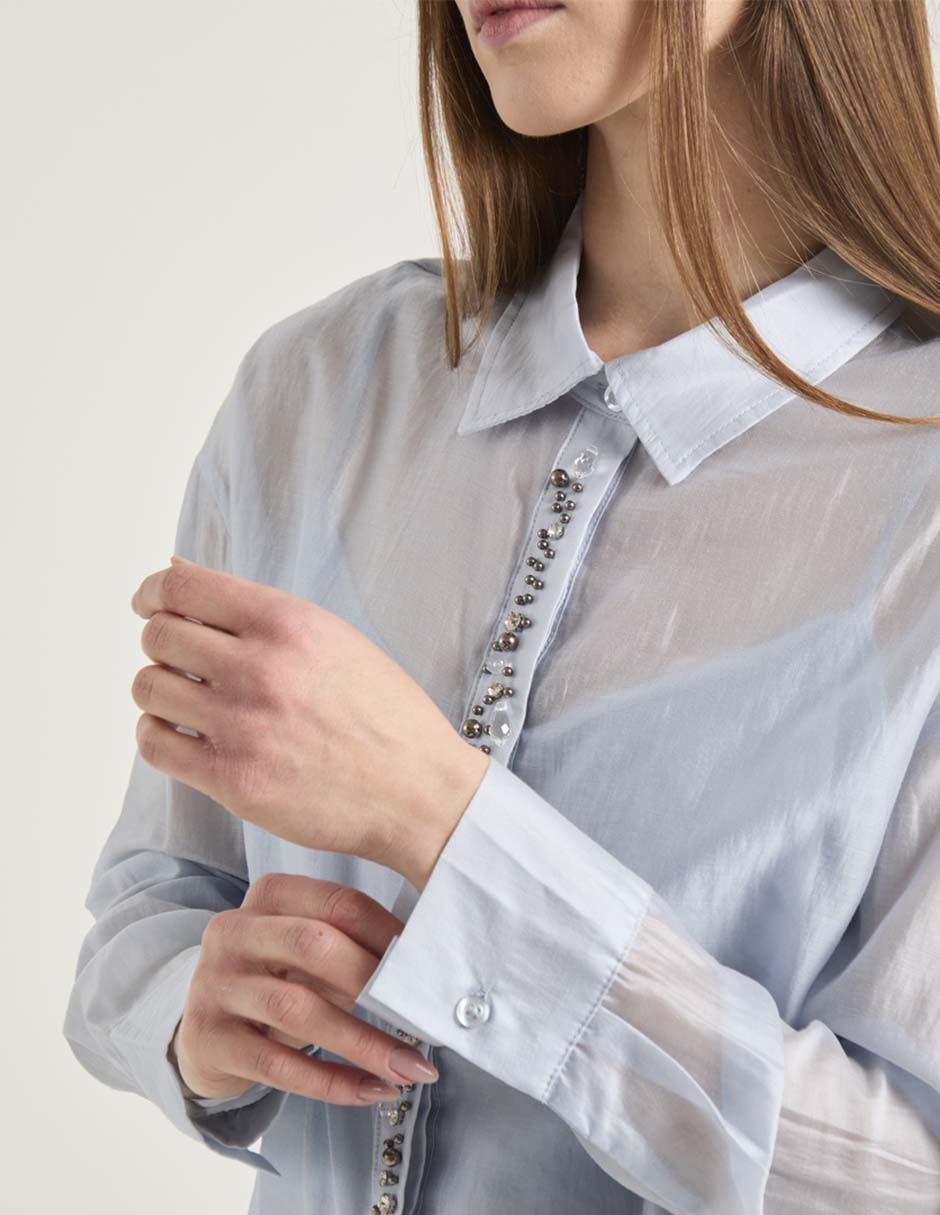 Blusa manga larga para mujer 5
