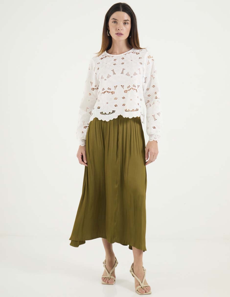 BLUSA COM26226-01 CONTEMPO, G, BLANCO