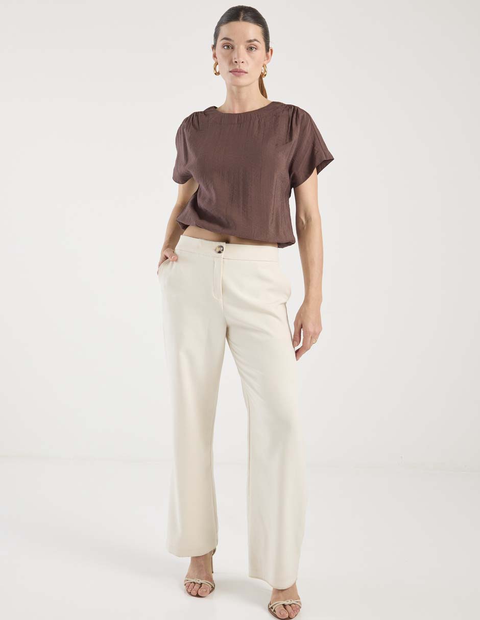 Blusa manga corta para mujer 3