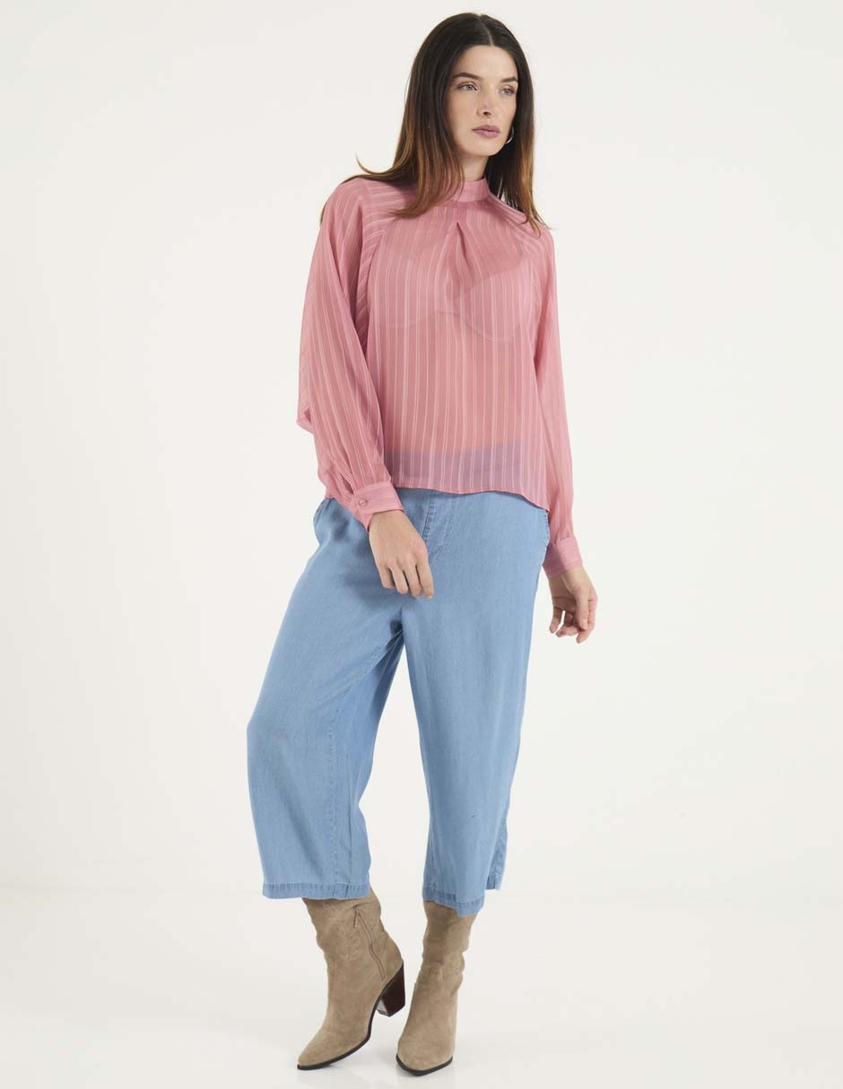 Blusa manga larga para mujer 3