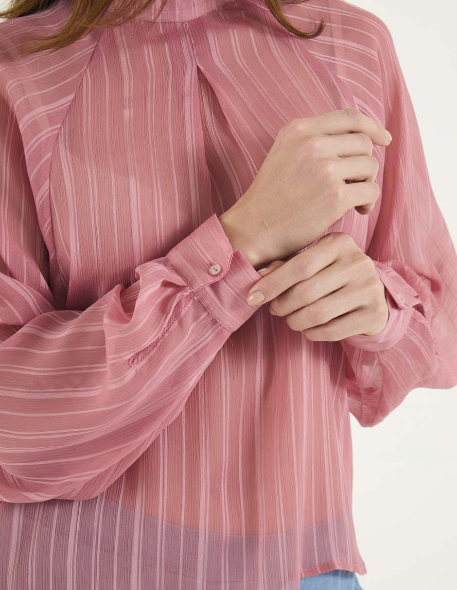 Blusa manga larga para mujer 4