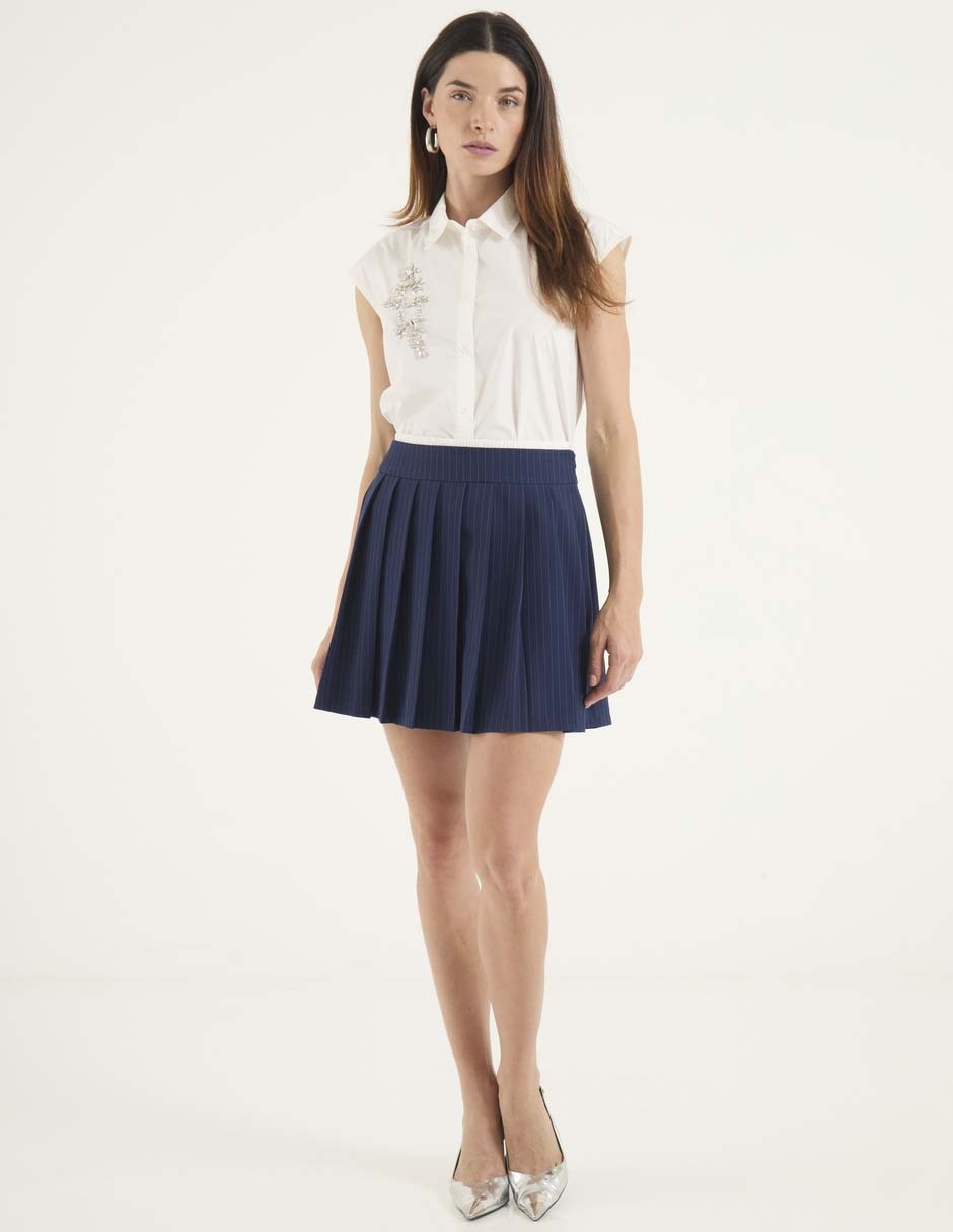 Blusa manga corta para mujer 3