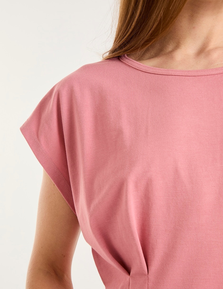 Blusa manga corta para mujer 4