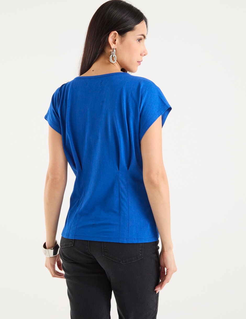 Blusa Contempo manga corta para mujer