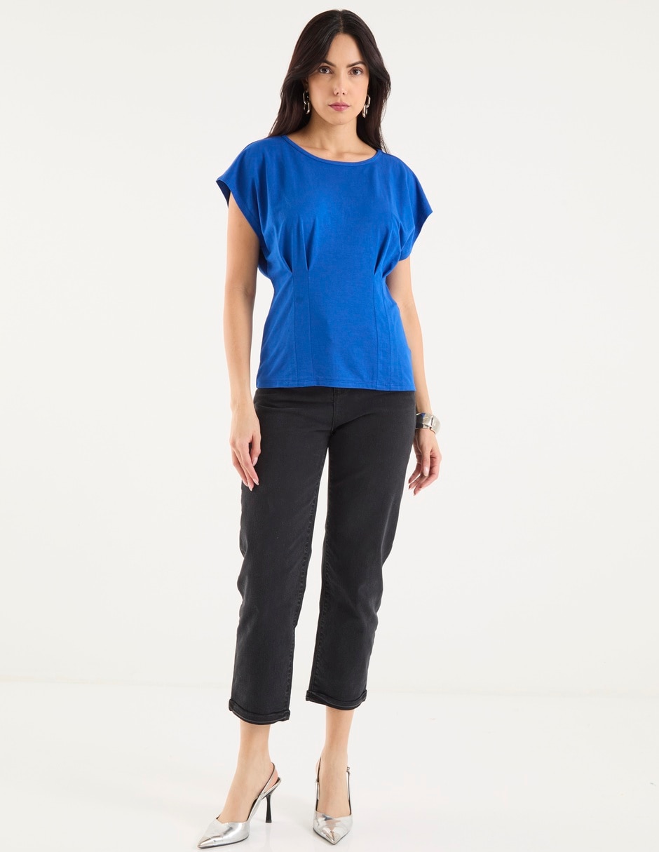 Blusa Contempo manga corta para mujer