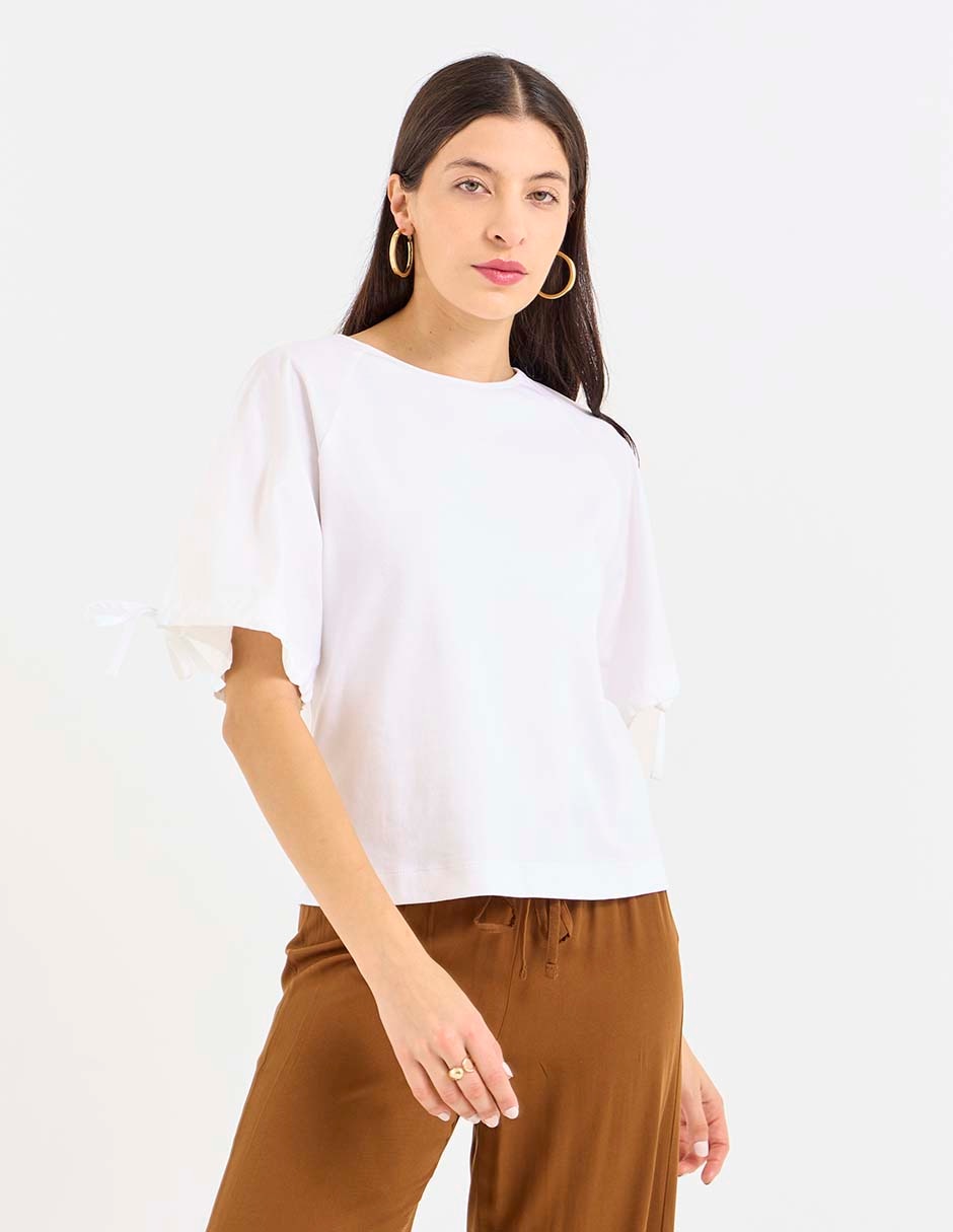 Blusa manga al codo para mujer Blusa manga al codo para mujer